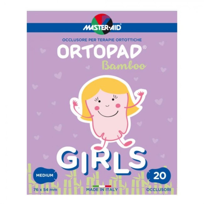 CEROTTO OCULARE PER ORTOTTICA ORTOPAD GIRLS M 5,4X7,6 20 PEZZI