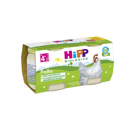 HIPP BIO HIPP BIO OMOGENEIZZATO POLLO 2X80 G