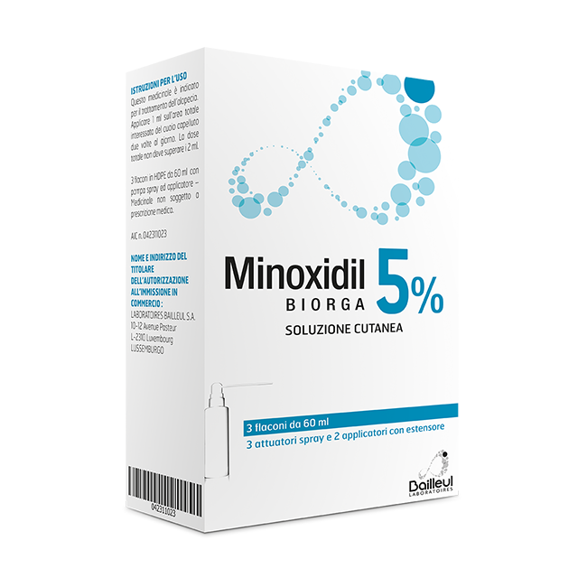 MINOXIDIL BIORGA*SOL CUT 3FL5%