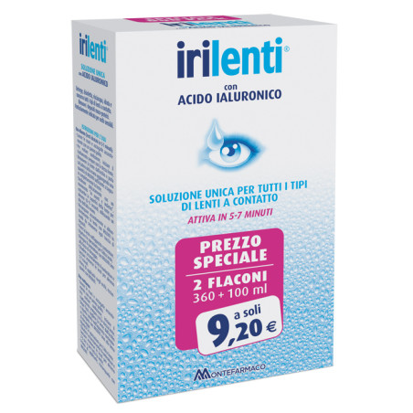 IRILENTI SOLUZIONE PER LENTI A CONTATTO 360 ML + 100 ML