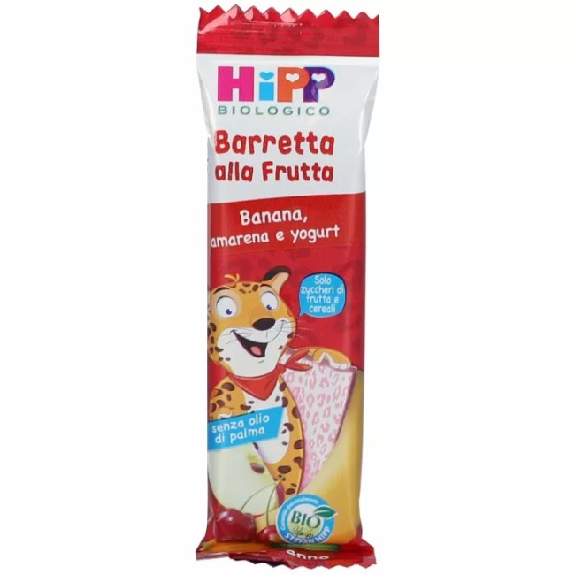 HIPP BIO BARRETTA ALLA FRUTTA BANANA/AMARENA/YOGURT 23 G