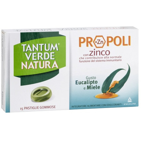 TANTUM VERDE NATURA PASTIGLIE GOMMOSE EUCALIPTO & MIELE 30 G