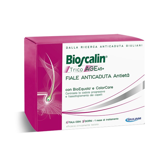 Giuliani spa Bioscalin Tricoage 45+ 10 fiale anticaduta