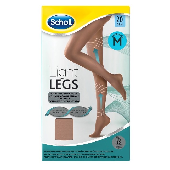 SCHOLL LIGHTLEGS 20 DENARI TAGLIA M COLORE NUDE 1 PAIO