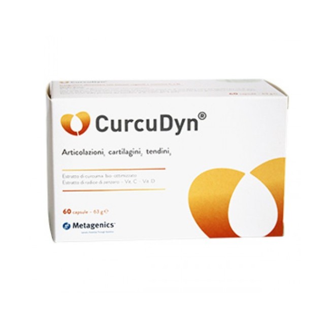  METAGENICS BELGIUM bvba Curcudyn Integratore Alimentare 60 Capsule