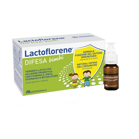 LACTOFLORENE DIFESA BAMBINI 10 FLACONI 100 Ml