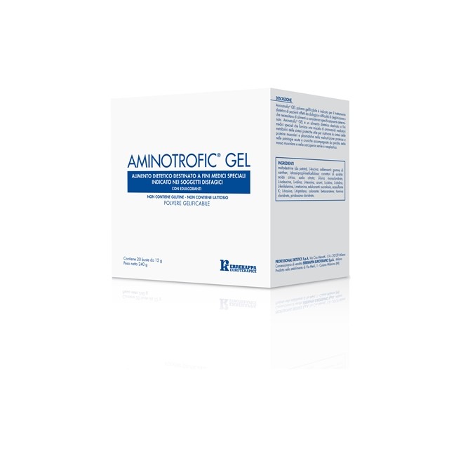 AMINOTROFIC GEL ALIMENTO DIETETICO A FINI MEDICI SPECIALI 20 BUSTINE 12 G