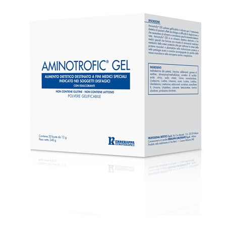 AMINOTROFIC GEL ALIMENTO DIETETICO A FINI MEDICI SPECIALI 20 BUSTINE 12 G