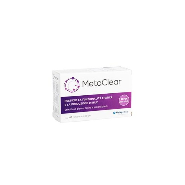 Metagenics Metaclear Integratore Per Il Benessere Del Fegato 60 Compresse