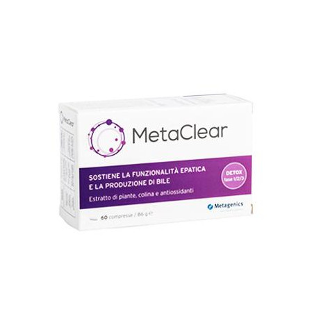 Metagenics Metaclear Integratore Per Il Benessere Del Fegato 60 Compresse