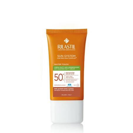 RILASTIL SUN SYSTEM WATER TOUCH MAT CREMA SPF50+ 50 ML