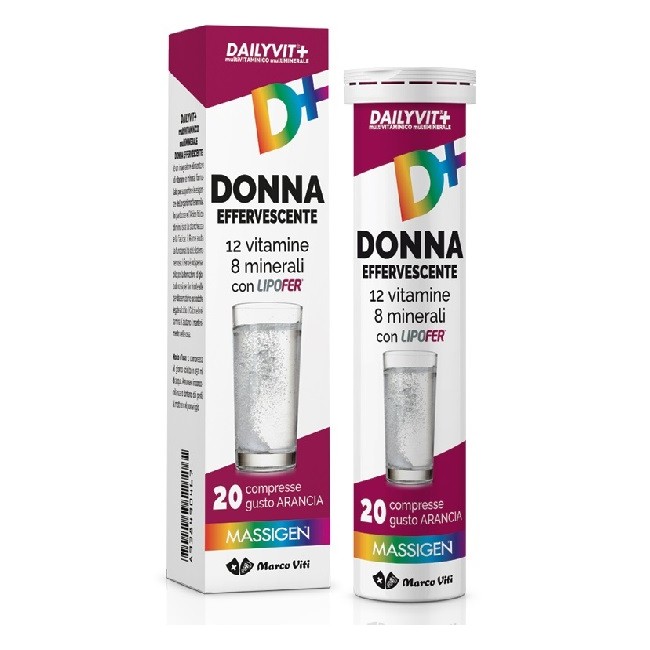 MASSIGEN DAILYVIT DONNA EFFERVESCENTE 20 COMPRESSE