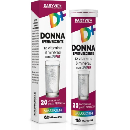 MASSIGEN DAILYVIT DONNA EFFERVESCENTE 20 COMPRESSE