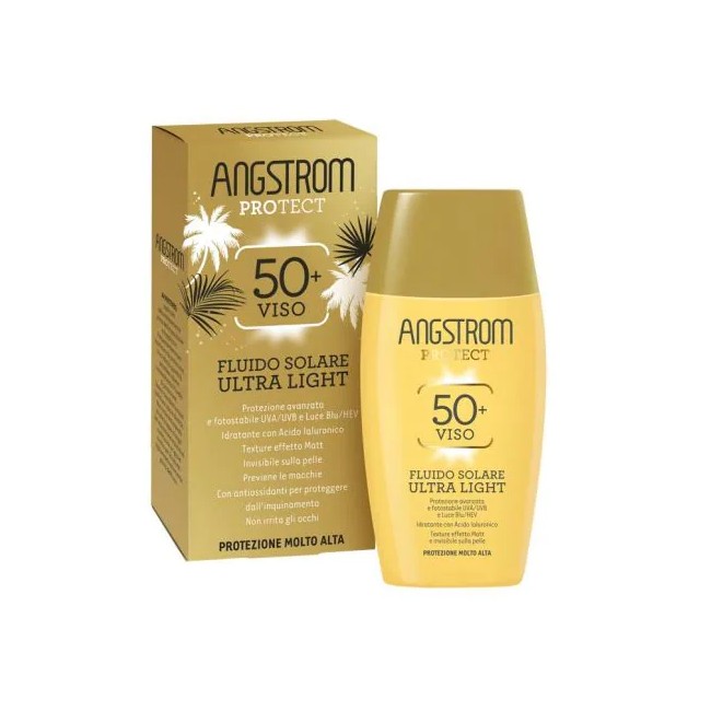 ANGSTROM FLUIDO SOLARE VISO ULTRA LIGHT SPF 50+ 40 ML