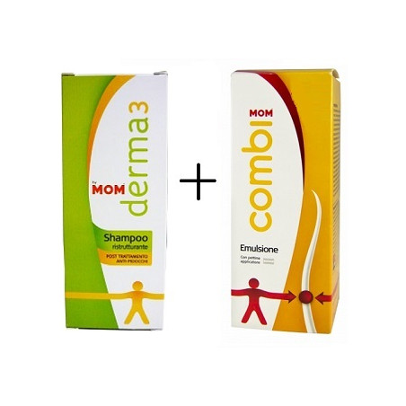 Mom Derma3 Shampoo 250 ml + mom combi emulsione 100 ml