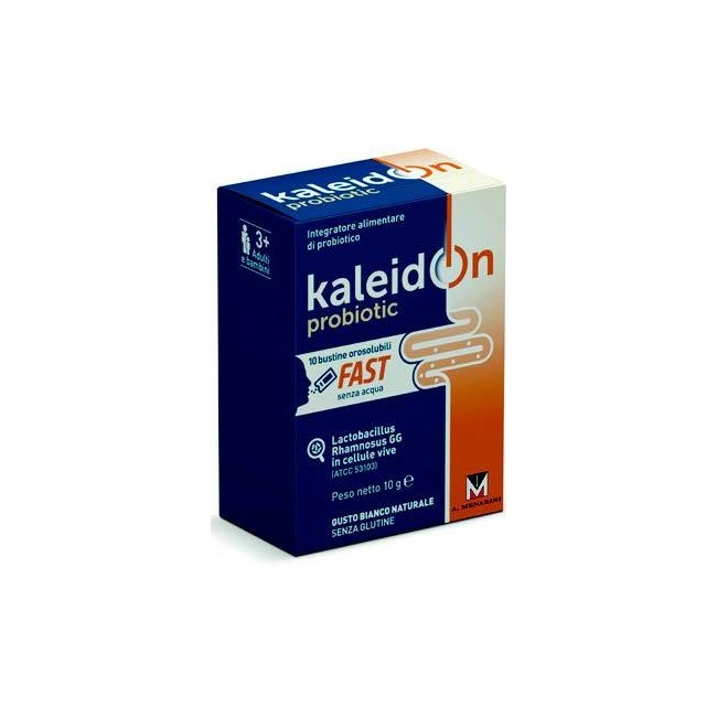 KALEIDON PROBIOTIC FAST BIANCO NATURALE 10 BUSTE OROSOLUBILI