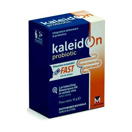 KALEIDON PROBIOTIC FAST BIANCO NATURALE 10 BUSTE OROSOLUBILI