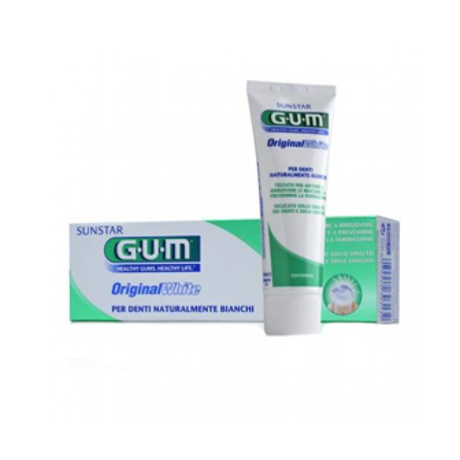 GUM ORIGINAL WHITE DENTIFRICIO 75 ML