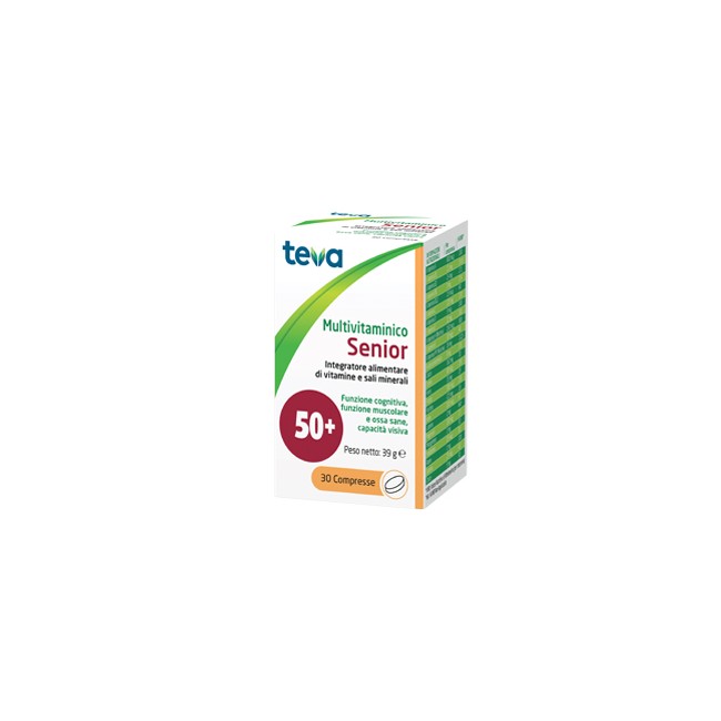 MULTIVITAMINICO SENIOR TEVA 30 COMPRESSE 39 G