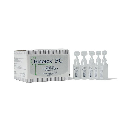 RINOREX FC SOLUZIONE SALINA IPERTONICA 7% 30 FIAL DA 5 ML