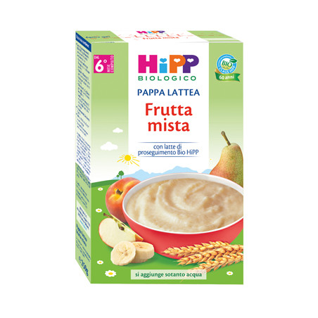 HIPP BIO PAPPA LATTEA FRUTTA MISTA 250 G