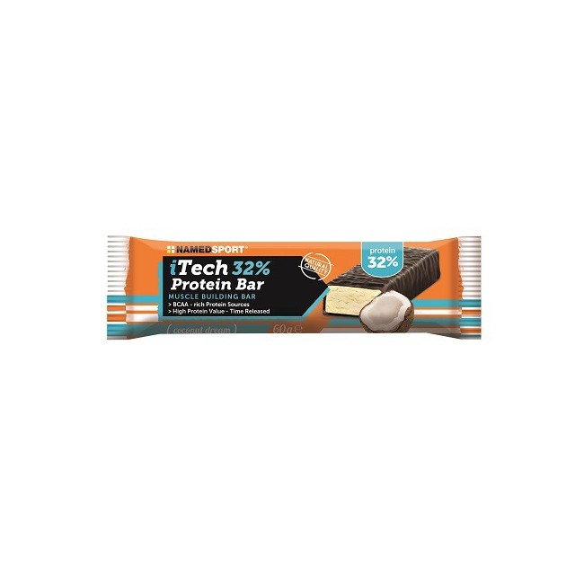 ITECH 32% PROTEINBAR COC DR 60 G