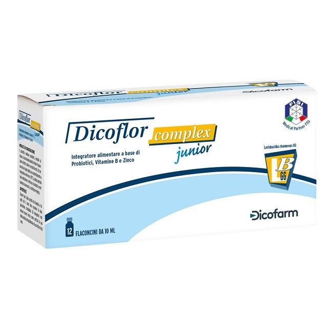 DICOFLOR COMPLEX JUNIOR 12 FLACONI DA 10 ML