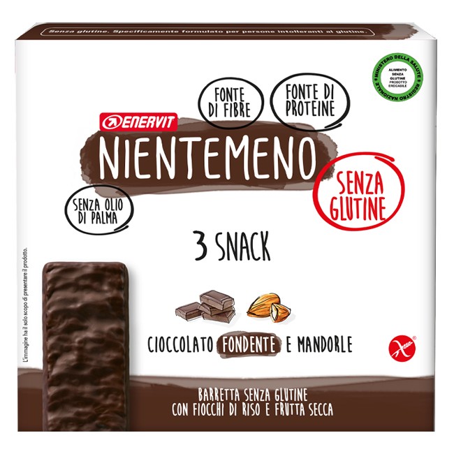 NIENTEMENO BAR FONDENTE MANDORLE 3 X 33 G