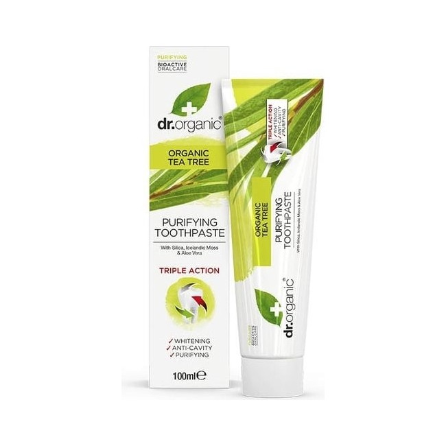 DR ORGANIC TEA TREE TOOTHPASTE DENTIFRICIO 100 ML