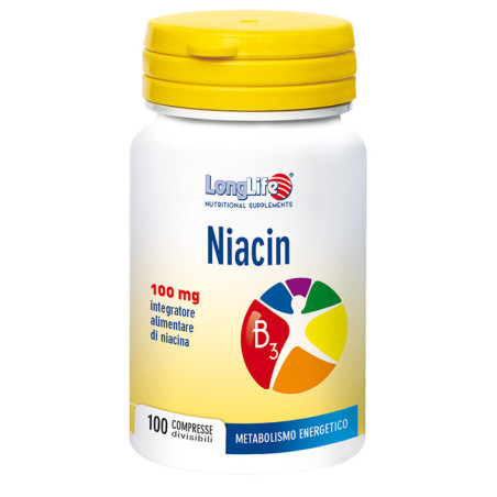 LONGLIFE NIACIN 100 MG 100 COMPRESSE