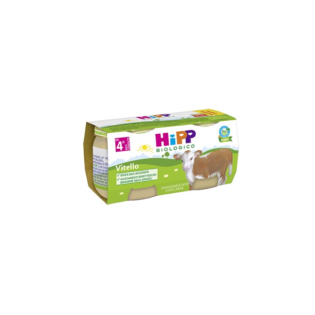 HIPP BIO HIPP BIO OMOGENEIZZATO VITELLO 2X80 G