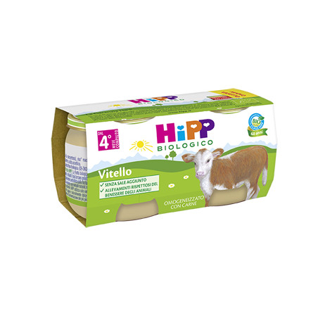 HIPP BIO HIPP BIO OMOGENEIZZATO VITELLO 2X80 G