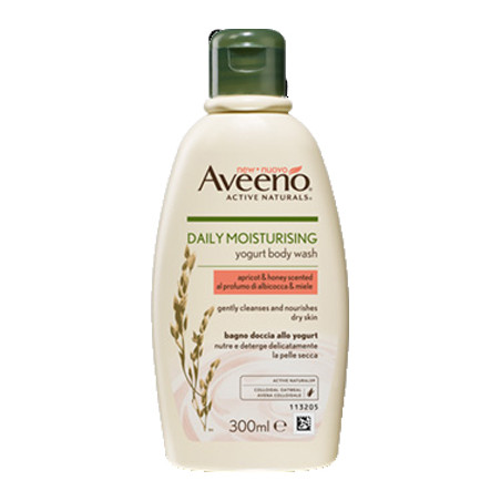 AVEENO BAGNO DOCCIA YOGURT ALBICOCCA & MIELE 300 ML 