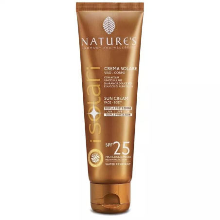 NATURE'S I SOLARI CREMA VISO CORPO SPF 25 75 ML EDIZIONE LIMITATA TRAVEL SIZE