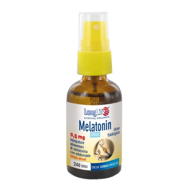 LONGLIFE MELATONIN SPRAY 0,5MG 30 ML