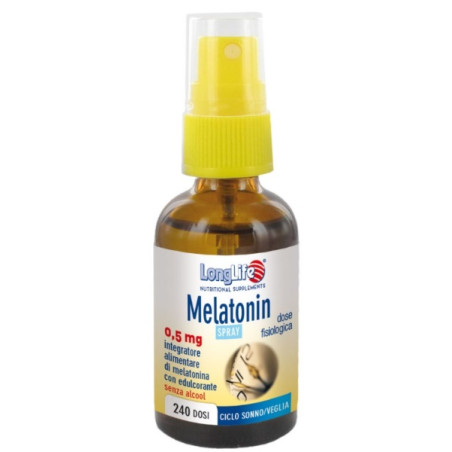 LONGLIFE MELATONIN SPRAY 0,5MG 30 ML