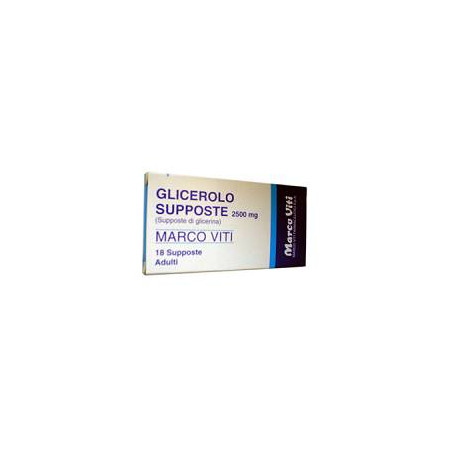 GLICEROLO MARCO VITI ADULTI 18 SUPP 2250 MG