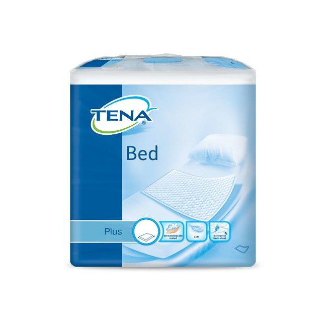 TRAVERSA PER INCONTINENZA NON RIMBOCCABILE TENA BED PLUS 60X40CM 40 PEZZI