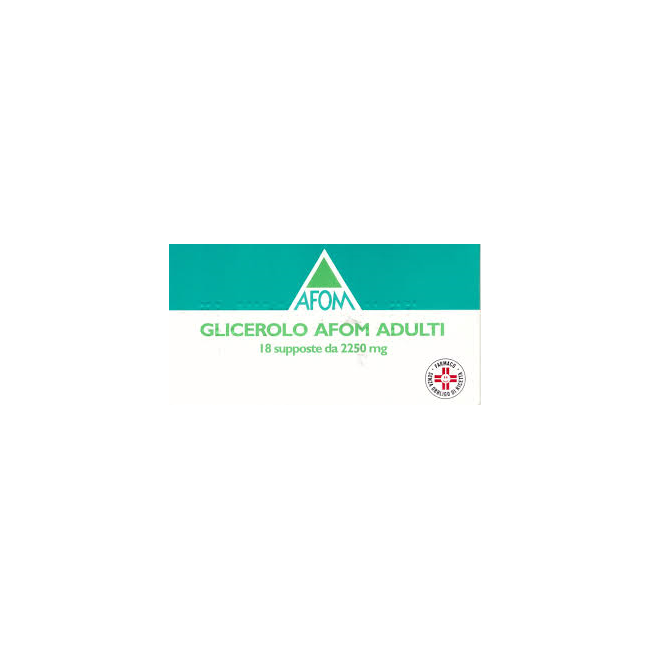 GLICEROLO AFOM*AD 18SUPP2250MG