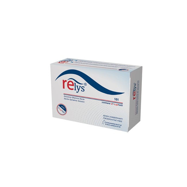 RELYS MONODOSE SOLUZIONE OFTALMICA 30 MINICONTENITORI DA 0,5 ML SENZA CONSERVANTI