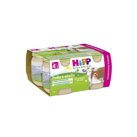 HIPP BIO HIPP BIO OMOGENEIZZATO POLLO VITELLO 4X80 G