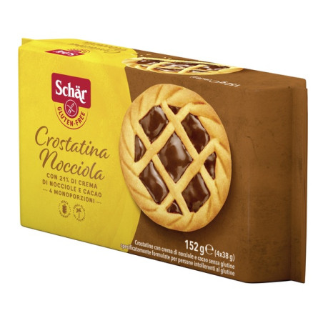 SCHAR CROSTATINA NOCCIOLA 4 MONOPORZIONI DA 38 G