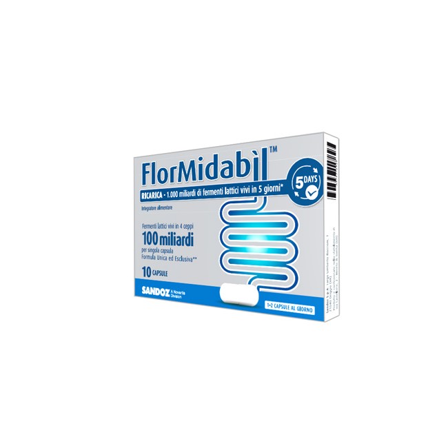 FLORMIDABIL RICARICA 10 CAPSULE