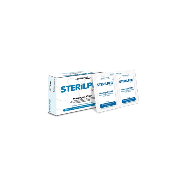 STERILPEG MACROGOL 3350 10 BUSTINE BIPARTITE 10 G