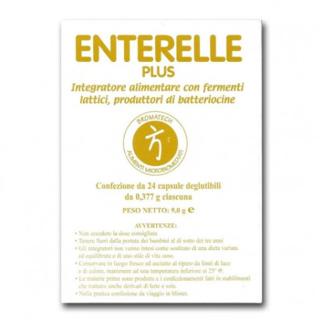 Enterelle Plus Integratore Di Fermenti Lattici Probiotici 24 Capsule