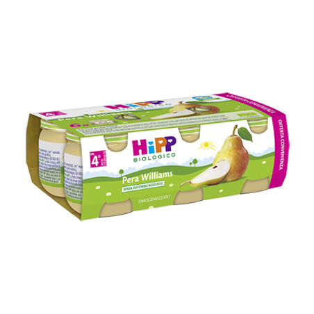 HIPP BIO OMOGENEIZZATO PERA WILLIAMS 6X80 G