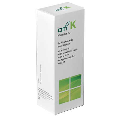 Confezione da 20 Ml di Oti K vitamina K2 per il benessere delle ossa e la coagulazione del sangue