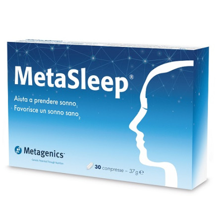 Confezione da 30 compresse di Metagenics Metasleep Integratore con melatonina per dormire bene