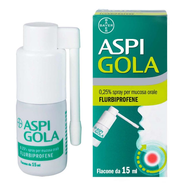 ASPI GOLA*OS SPRAY 15ML 0,25%