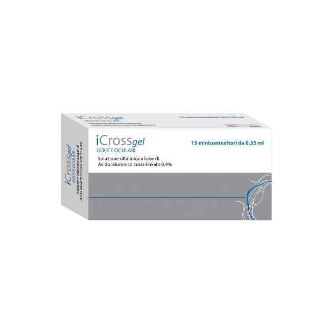 GOCCE OCULARI ICROSS GEL ACIDO IALURONICO CROSS-LINKATO 0,4% 15 PEZZI DA 0,35 ML